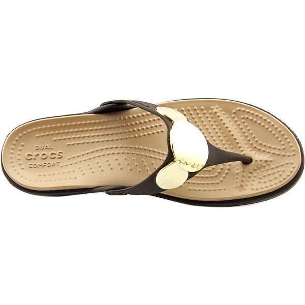 sanrah embellished wedge flip