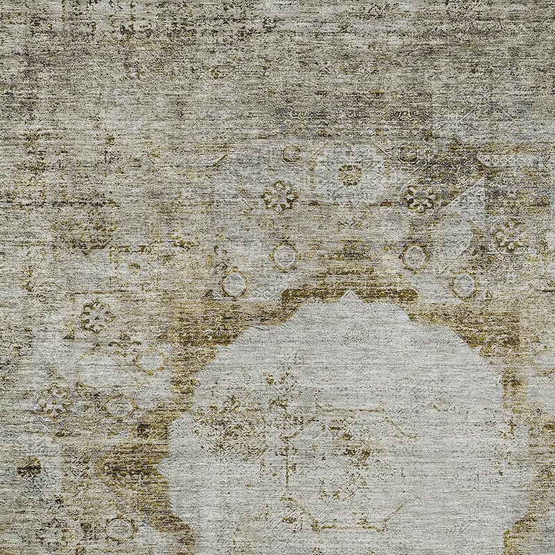 HomeRoots Oriental Traditional Rectangle Outdoor Rug
