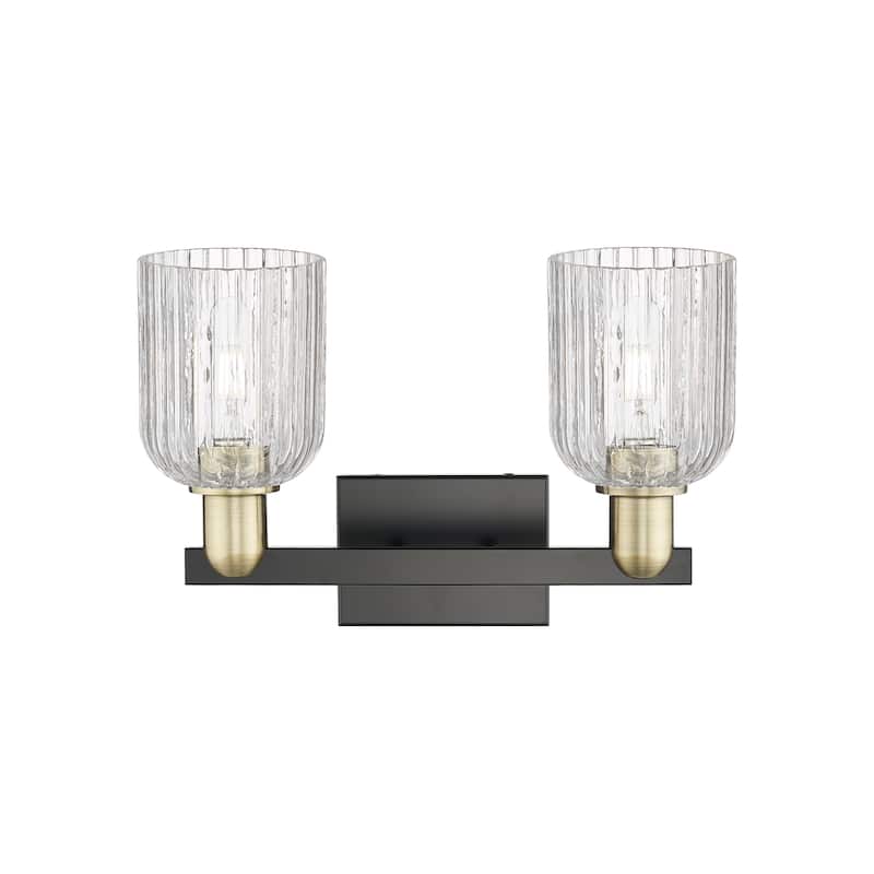 Innovations Lighting Downtown Urban - Bridal Veil - 2 Light 16" Bath Vanity Ligh