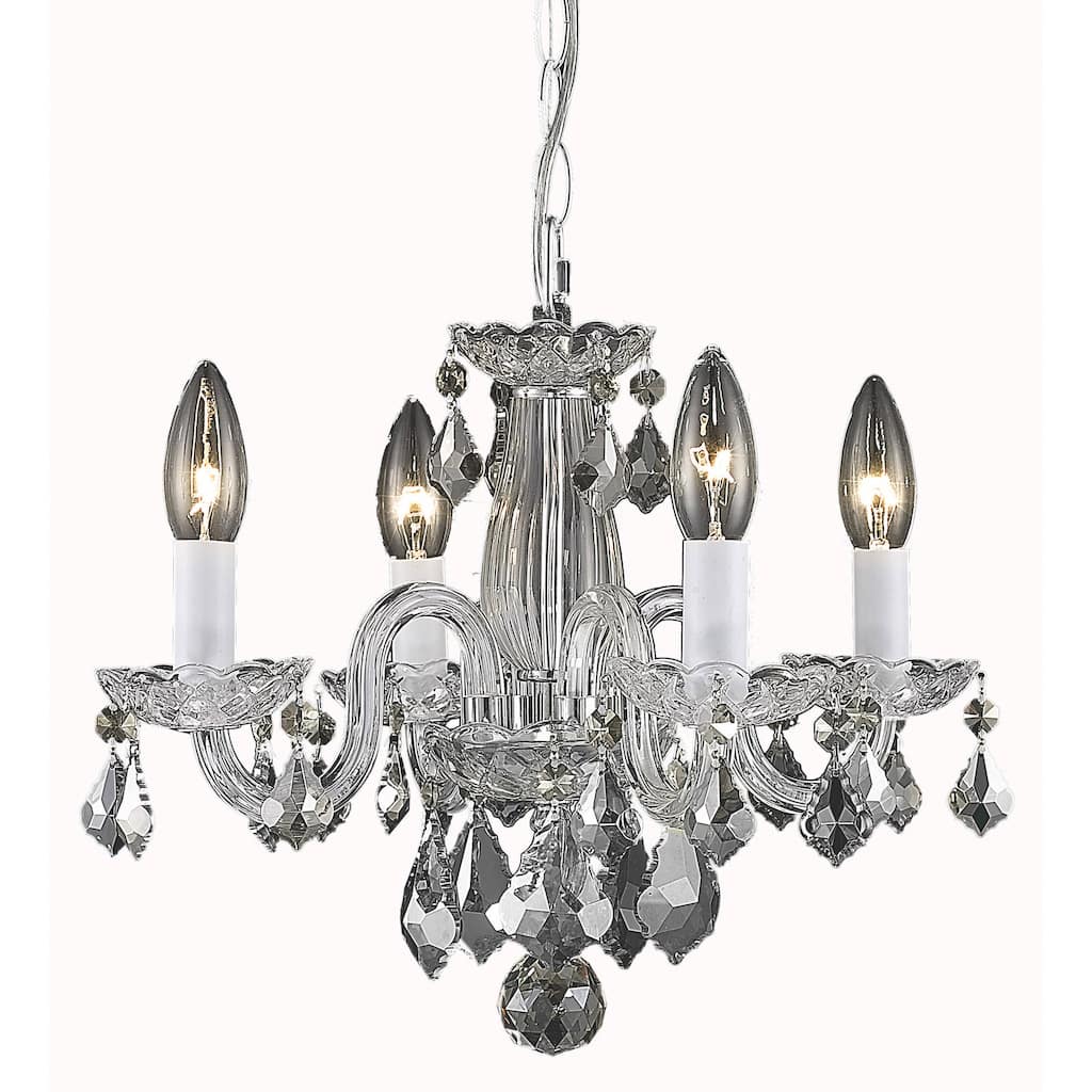 Living District Azalea Collection Chrome 4-Light Pendant