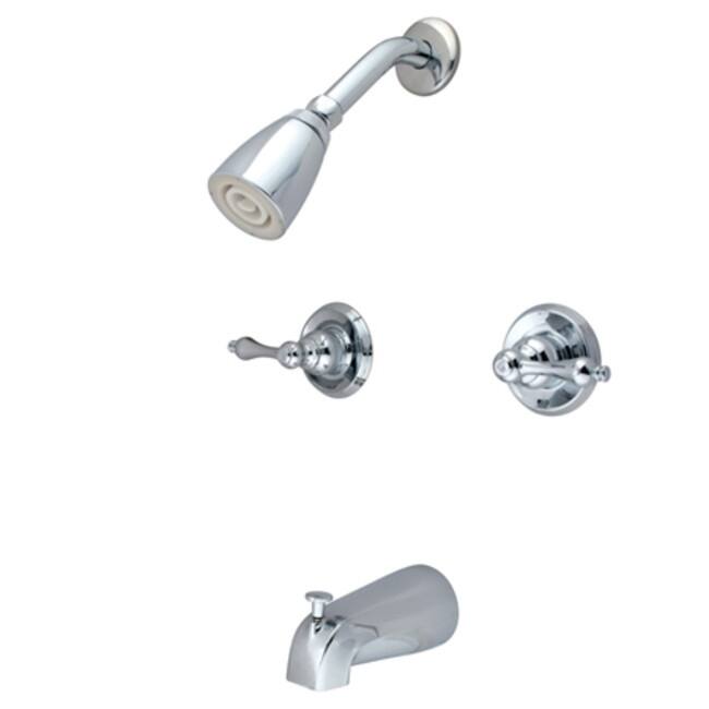 Kingston Brass Magellan Tub and Shower Trim with Single Function - Polished Chrome