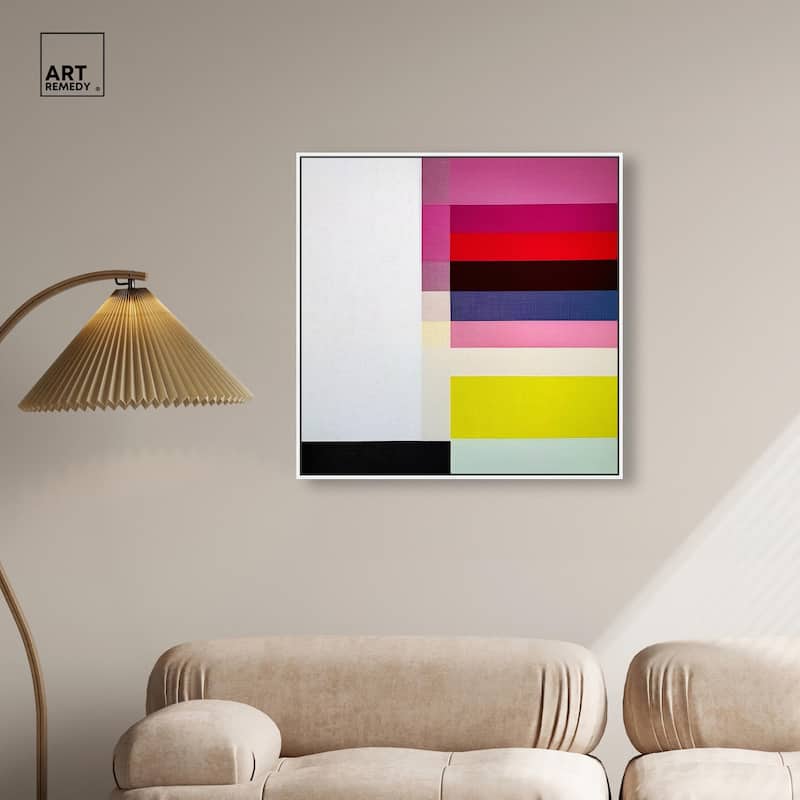 Quadratic Composition Canvas by Art Remedy