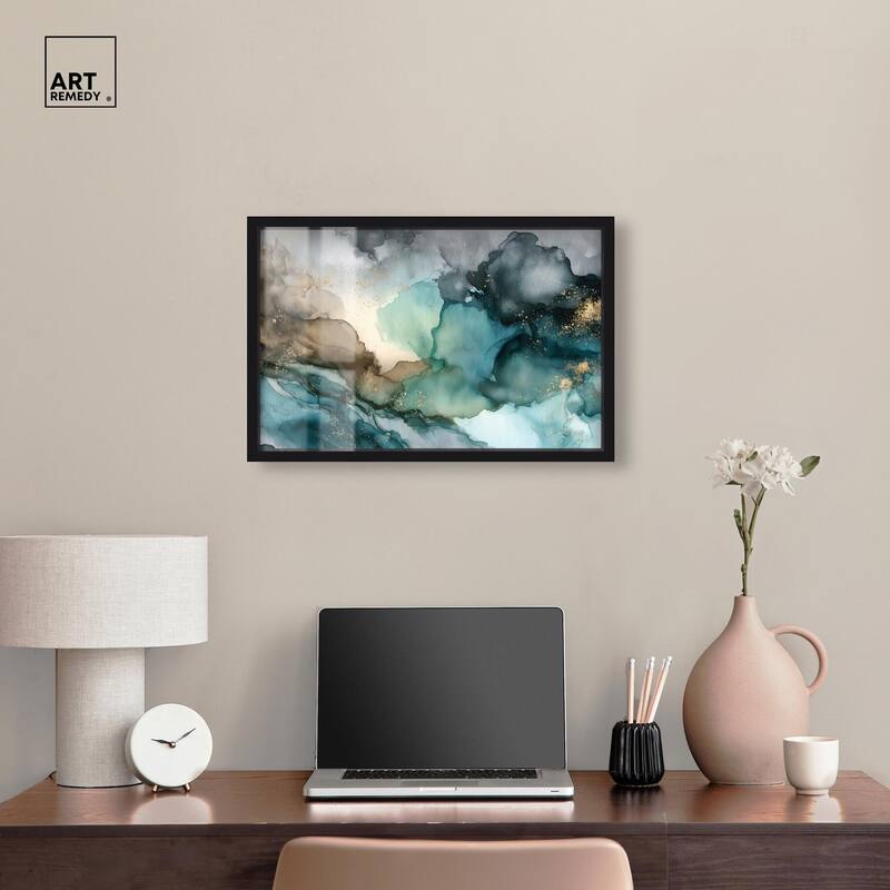 Veiled Inlet Shadowbox by Art Remedy