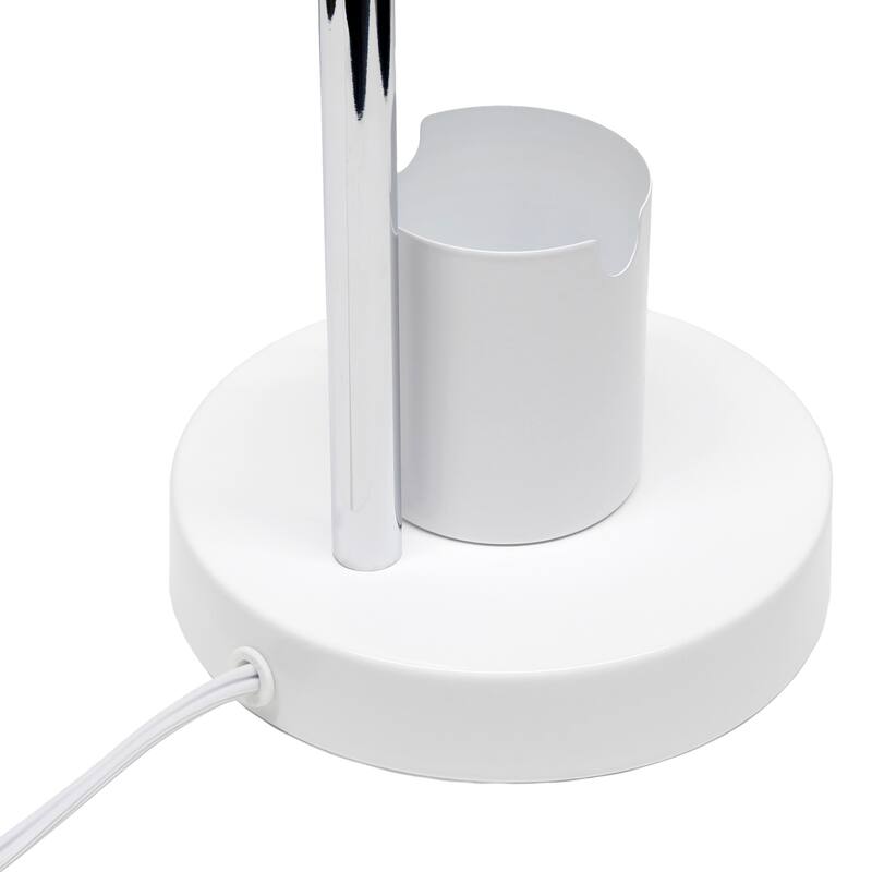 Gooseneck Desk Lamp with Adjustment Shade - 16.25" - Off White