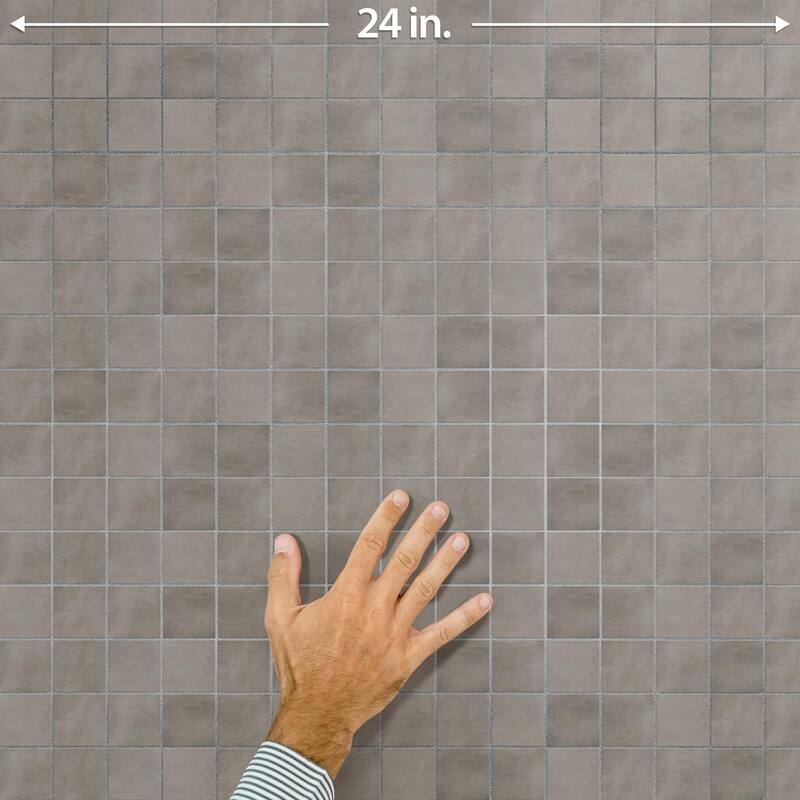 Merola Tile Laverton Taco Grafito 1-5/8" x 1-5/8" Porcelain Floor and Wall Tile