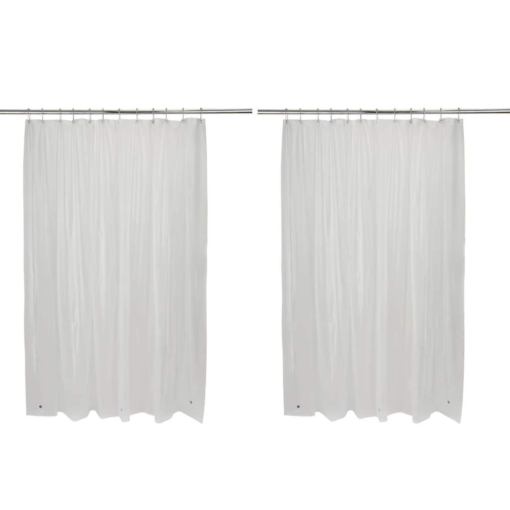 Bath Bliss 2 Pack Premium Shower Curtain Liner