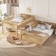 preview thumbnail 17 of 25, Full XL over Queen Bunk Bed with Ladder and Guardrails