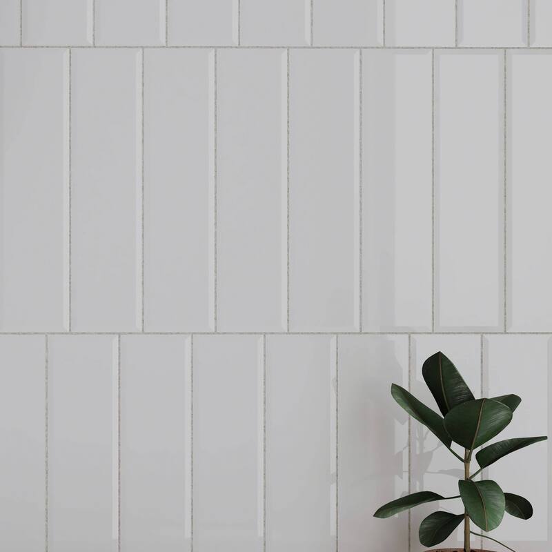 Facet 3 in. x 12 in. Glazed Ceramic Subway Wall Tile