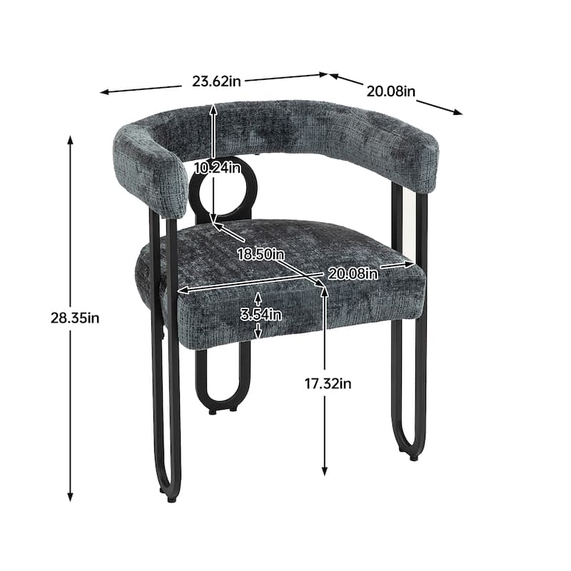 Modern PU Upholstered Accent Chair for LIving Room or Dining