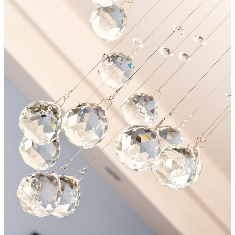 Maxax 5 - Light Unique Tiered Chandelier with Crystal Accents - MX16004-C