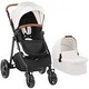 preview thumbnail 4 of 2, Oxford Aluminum Stroller with Bassinet and Adjustable Canopy - 35.4” L x 25.8” W x 43.9” H