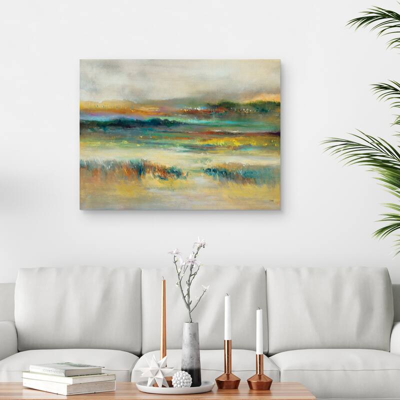Autumn Fields by K. Nari Canvas Art Print