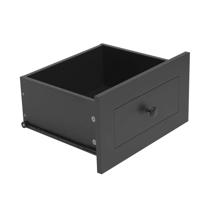 Rubberwood Kitchen Cart with Drop Leaf, Internal Storage Rack, and 2 Drawers