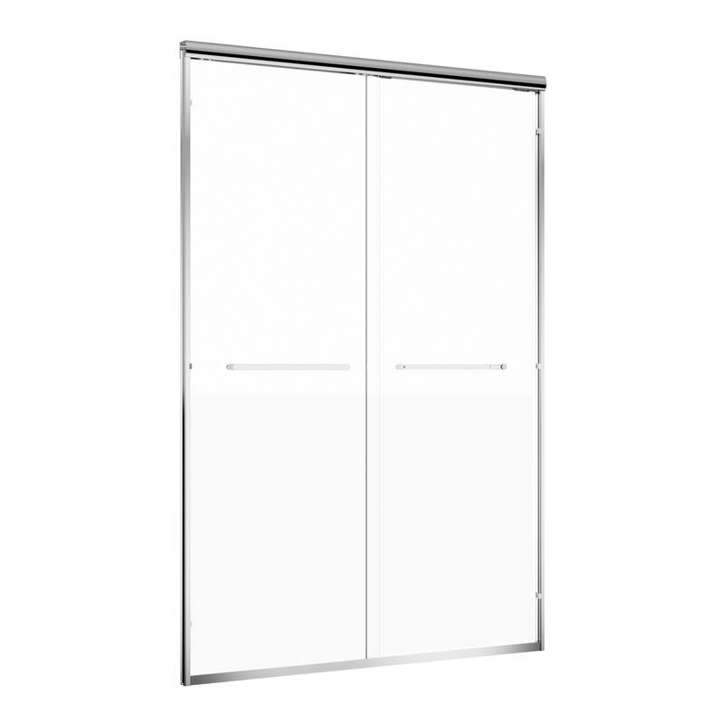 Chrome Aluminum Frame Double Sliding Shower Door