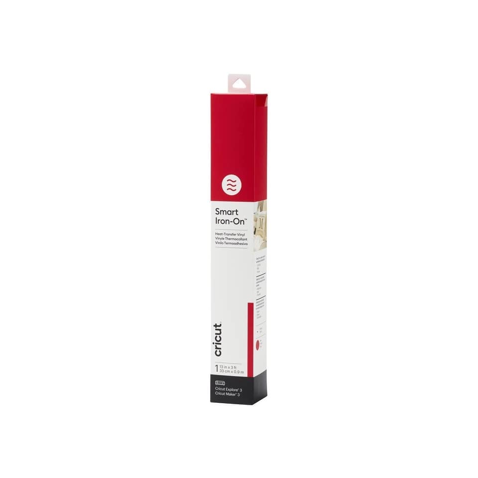Cricut Smart Iron On Red, 13 x 3