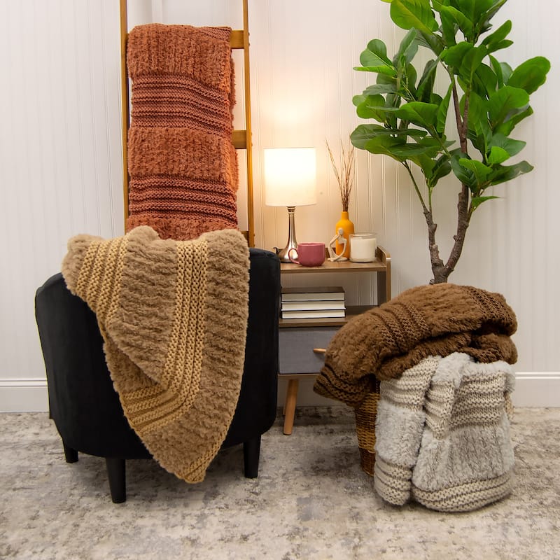 Donna Sharp Plush Knit Throw