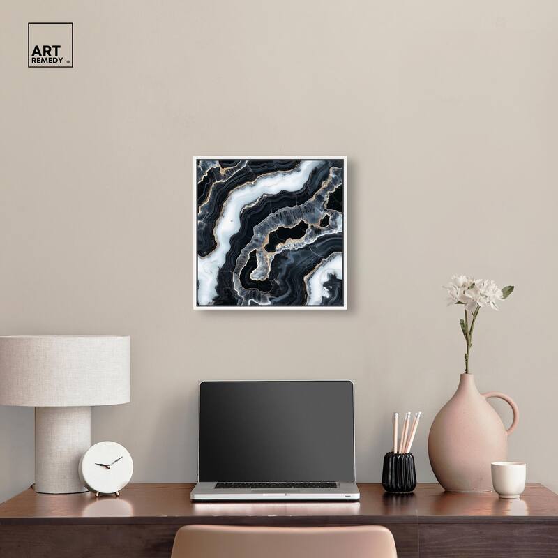 Aureate Ash Canvas by Art Remedy
