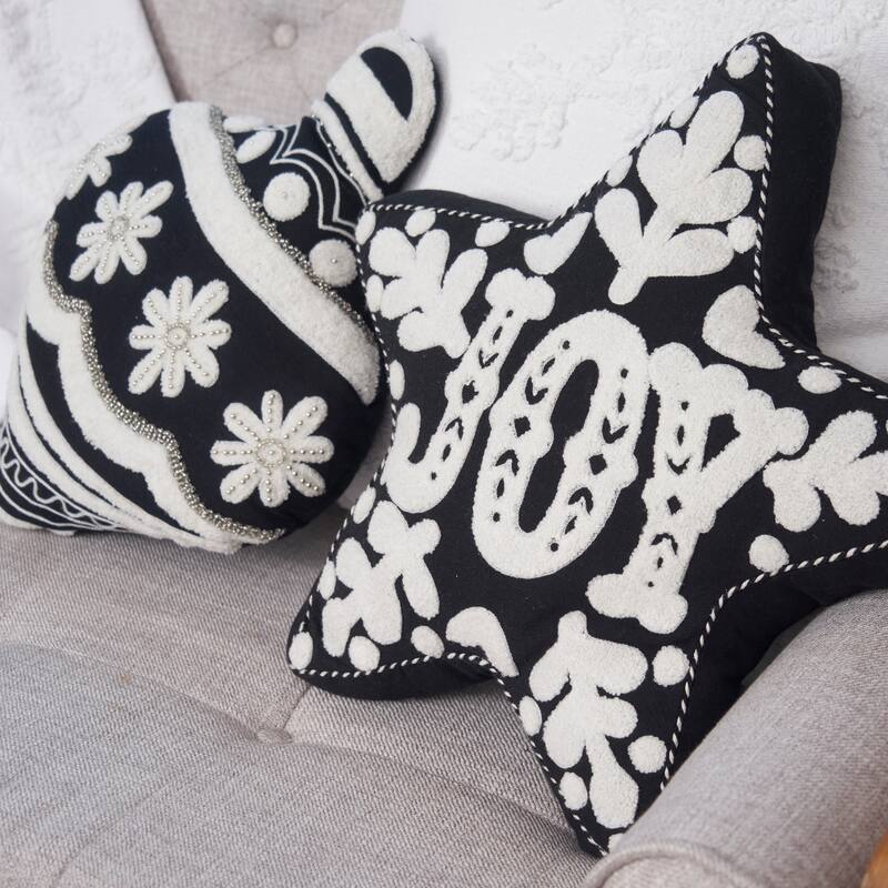 Onyx Joy Shaped Pillow