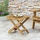 preview thumbnail 1 of 16, Malibu Outdoor Folding Side Table by Christopher Knight Home