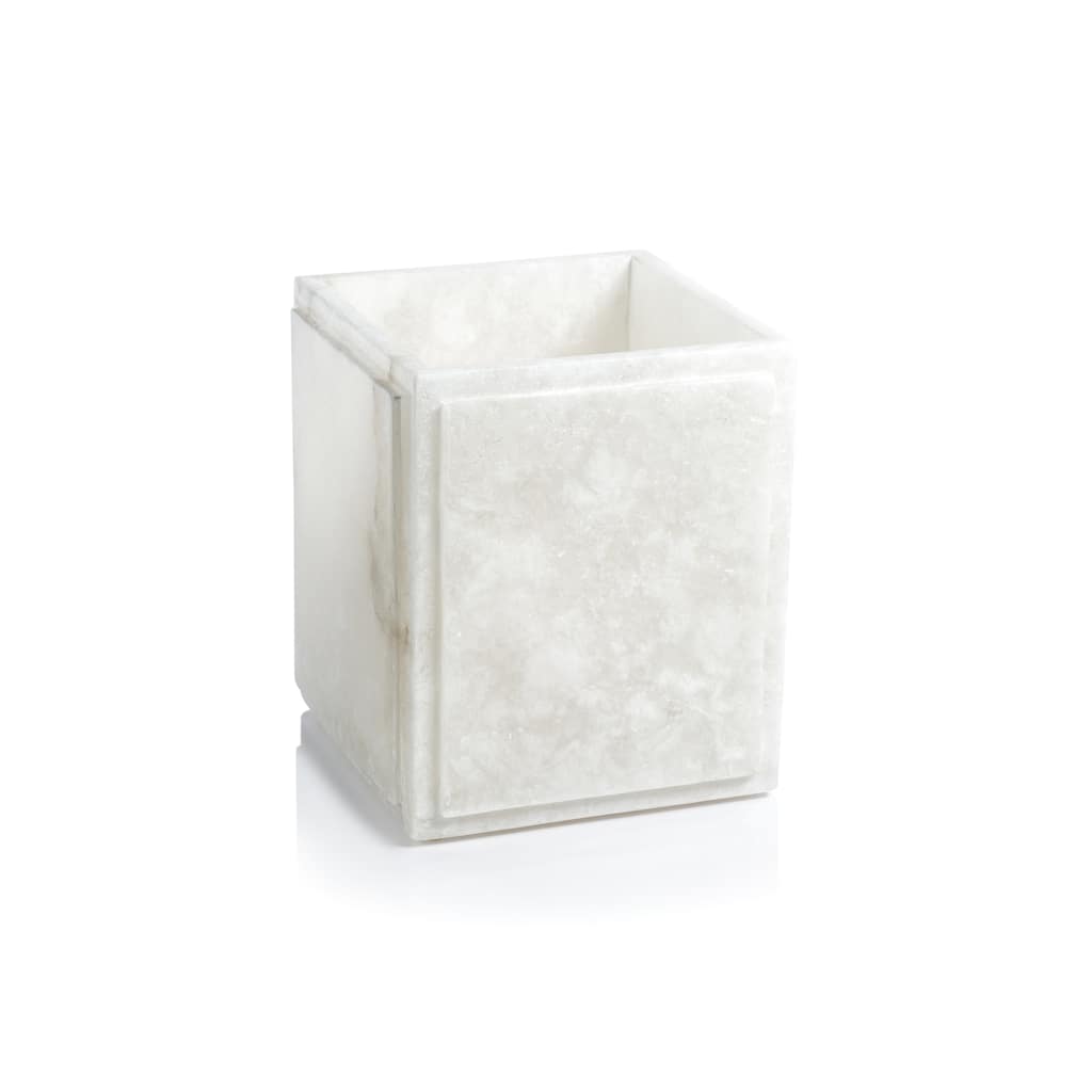Cremona Alabaster Wastebasket