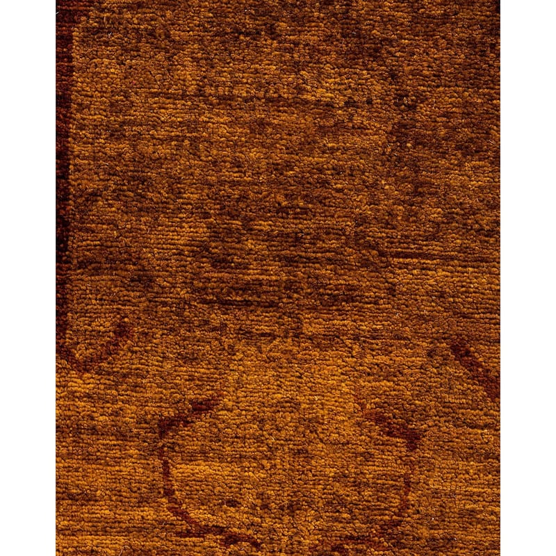 Contemporary Overdyed Wool Hand Knotted Area Rug - 6' 0" x 8' 8"