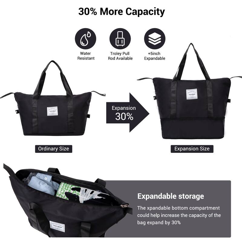 Luggage set of 5 pieces, expandable hard PC luggage set with TSA lock for rotating wheels