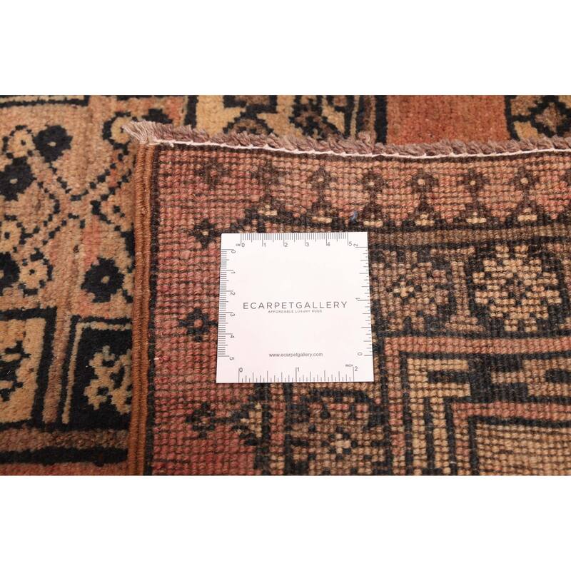 ECARPETGALLERY Hand-knotted Finest Kargahi Copper Wool Rug - 7'9 x 10'2