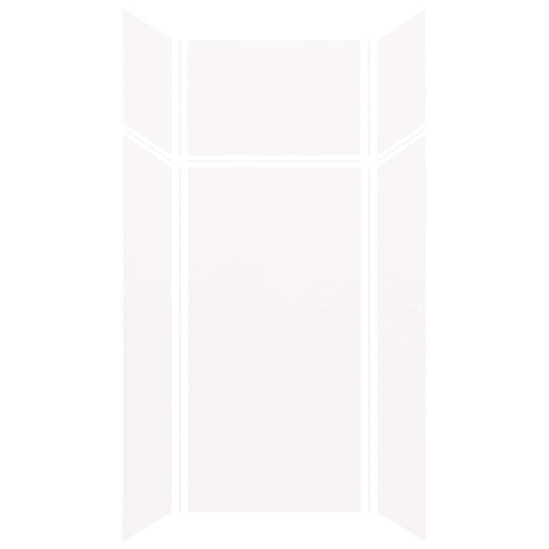 Transolid Expressions 36-in X 36-in X 96-in Glue to Wall Shower Walls - 36" x 36" x 96" - 36" x 36" x 96"