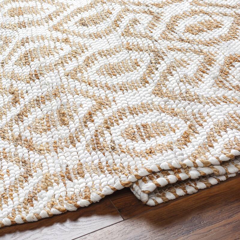 Livabliss Jean Recycled Cotton & Jute Casual Area Rug
