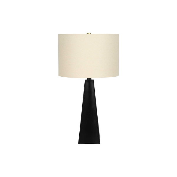 Black and beige lamp top