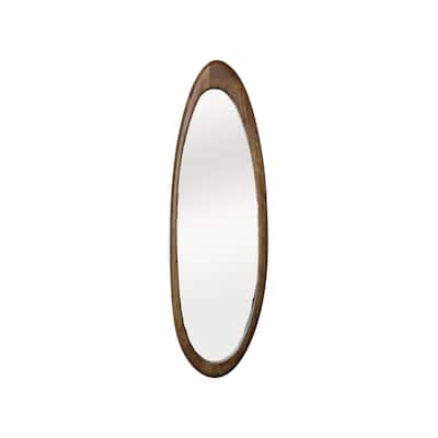 Mango Wood Framed Wall Mirror - 39.5"L x 1.0"W x 12.0"H