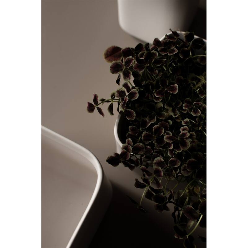 Lg. CUBE Pot White - White