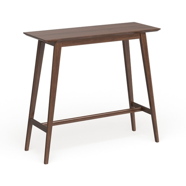 Carson Carrington Viborg Walnut Finish Wood Bar Table. Opens flyout.