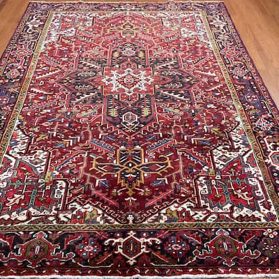 HERAT ORIENTAL Handmade Fine Heriz Rug - 7'11" x 11'4"