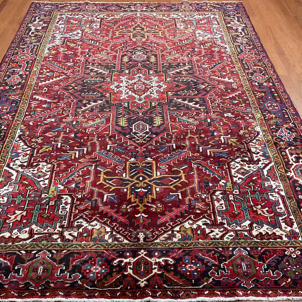 HERAT ORIENTAL Handmade Fine Heriz Rug - 7'11" x 11'4"