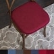 preview thumbnail 2 of 0, Sweet Home Collection Honeycomb Memory Foam Non Slip Chair Cushion Pad with Ties 16" x 16"