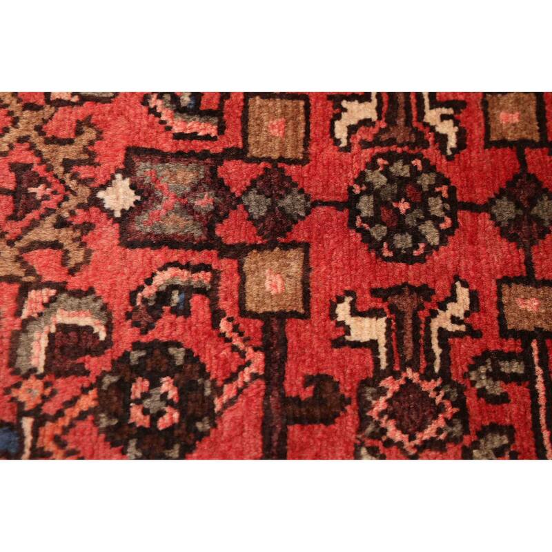 ECARPETGALLERY Hand-knotted Andelz Red Wool Rug - 2'9 x 9'7