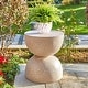preview thumbnail 10 of 58, Glitzhome 18"H Modern MGO Faux Terrazzo Planter Stand Garden Stool