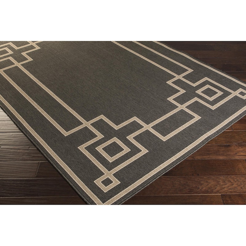 Livabliss Alfresco Country Geometric Indoor / OutdoorArea Rug