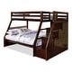 preview thumbnail 6 of 4, Furniture of America Waluz Twin over Full Wood Bunk Bed with Drawers