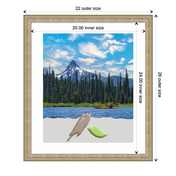 Paris Champagne Picture Frame, Photo Frame, Artwork Frame - Bed