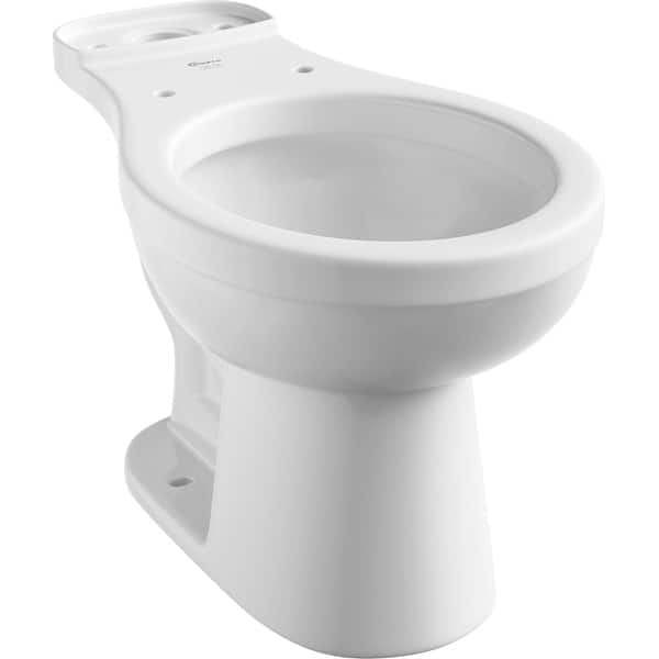 slide 2 of 3, PROFLO PF1400T Jerritt Round Toilet Bowl Only White