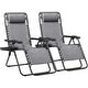 preview thumbnail 6 of 61, Homall Patio Zero Gravity Chair Lawn Lounge Chair with Pillow Set of 2