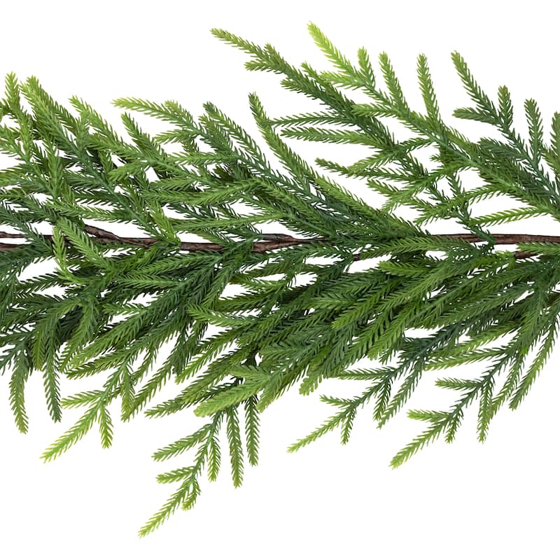 Norfolk Pine Artificial Christmas Garland - 6' x 10" - Unlit
