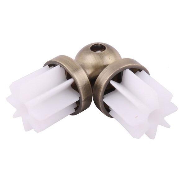 Shop Metal Window Panel Curtain Rod Pole Corner Joint