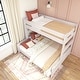 preview thumbnail 9 of 26, Max and Lily Farmhouse Twin XL over Queen Bunk Bed