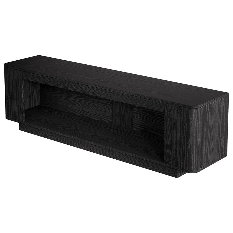 70.9-Inch TV Stand with LED Light Strip, Entertainment Center Television Console Media Storage Table Accent Cabinet