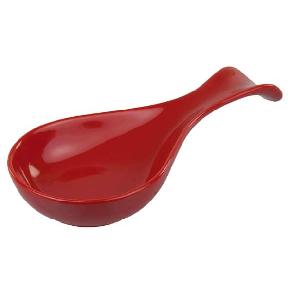 slide 1 of 4, Home Basics Ceramic Spoon Rest
