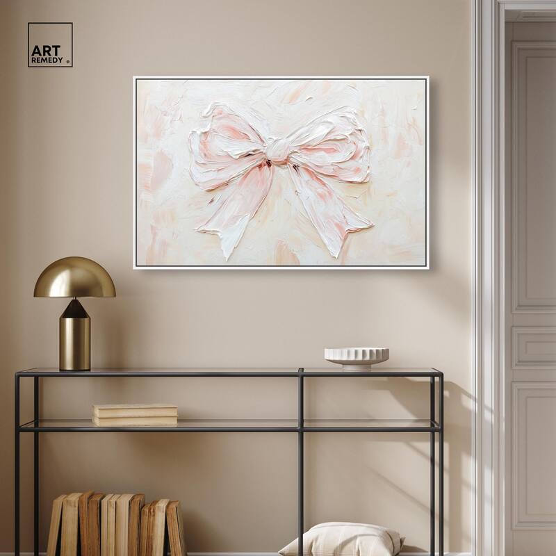 Relief Ribbons Canvas by Art Remedy