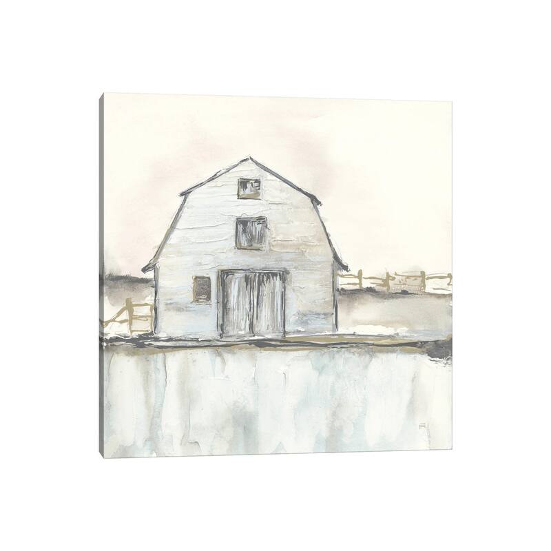 iCanvas "White Barn III" by Chris Paschke Canvas Print